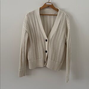 Cream Knit Cardigan